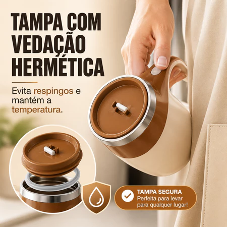 Imagem 3 da caneca misturadora magnética