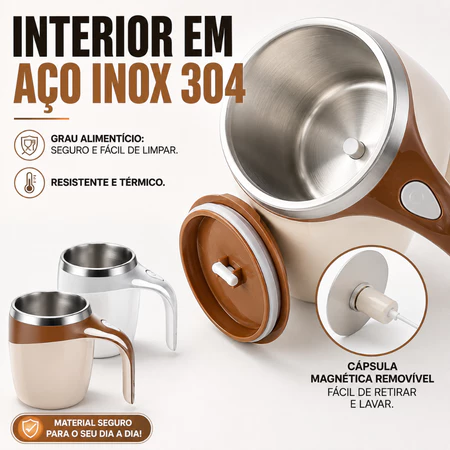 Imagem 8 da caneca misturadora magnética