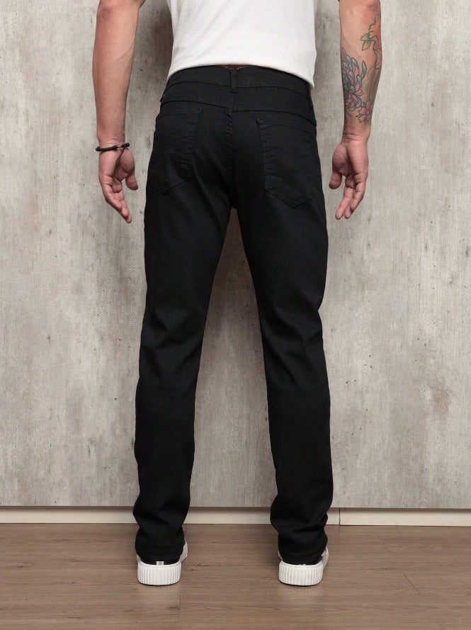kit 3 Calças Jeans Premium Para Trabalho Masculina 100% algodão Elastano Várias Lavagens