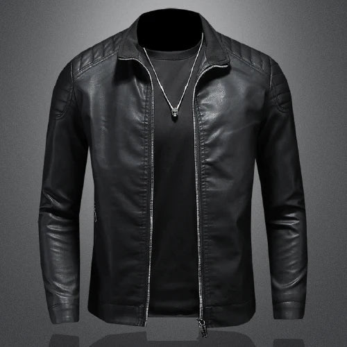 Jaqueta Masculina em Couro Genuino - Jack Premium