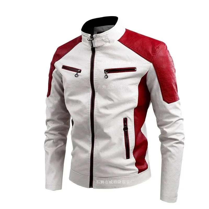 Jaqueta Masculina de Inverno em Couro Genuino - Sport Polle