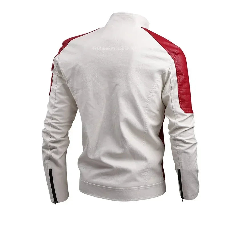 Jaqueta Masculina de Inverno em Couro Genuino - Sport Polle