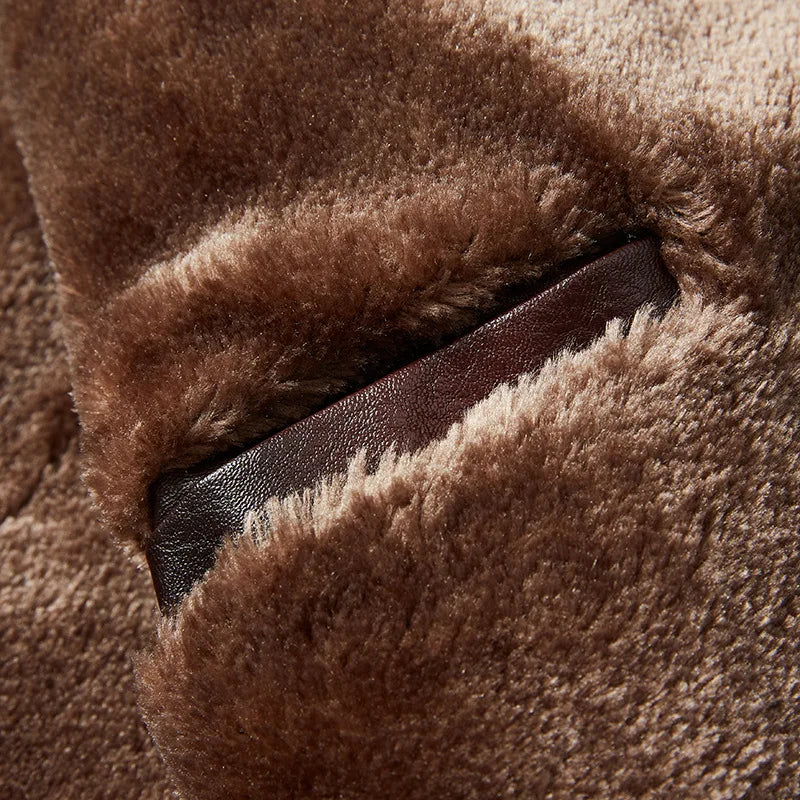 Jaqueta Masculina em Couro Genuíno de Vaca - Enjason