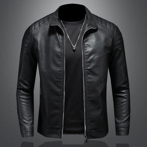Jaqueta Masculina em Couro Genuino - Jack Premium