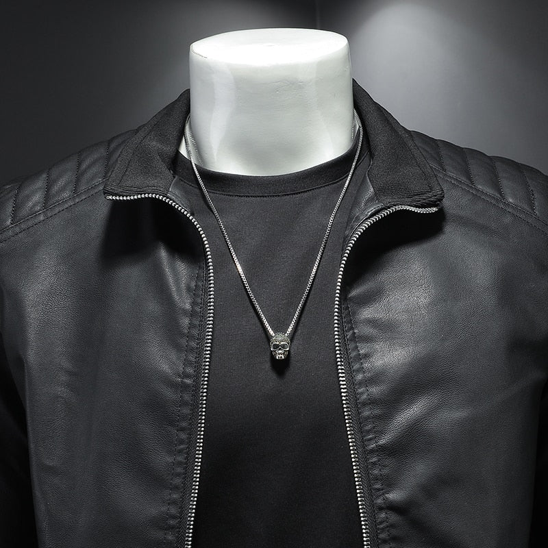 Jaqueta Masculina em Couro Genuino - Jack Premium